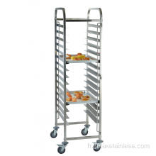 Chariot de support de plateau de boulangerie de moule de pain d&#39;acier inoxydable